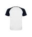 T-shirt indianapolis adulte blanc / bleu marine Roly