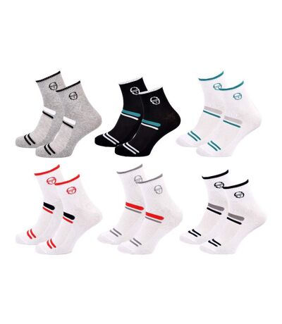 Chaussettes SERGIO TACCHINI QUARTER - Pack de 6