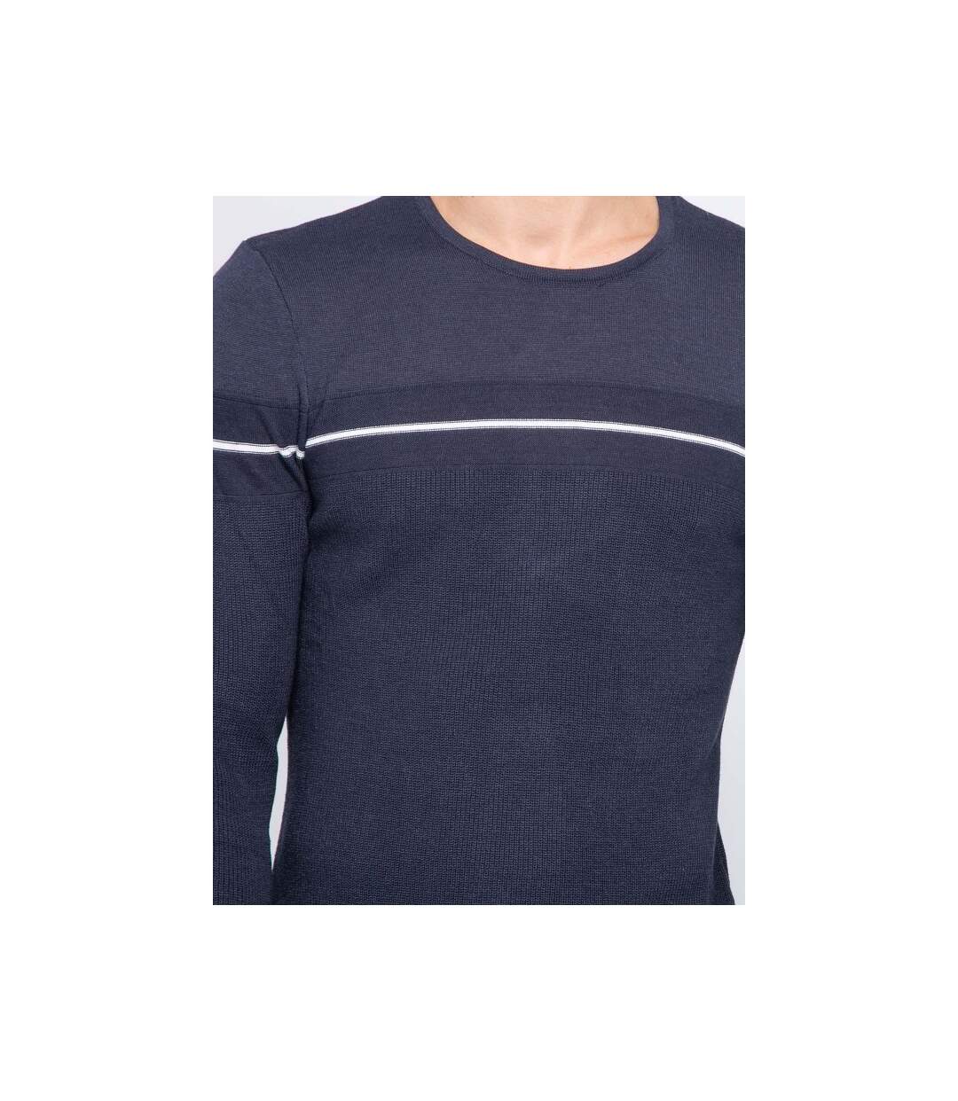 Pull fin col rond LARSONY-3