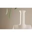Vase Design en Céramique Madison 22cm Blanc Cassé-5