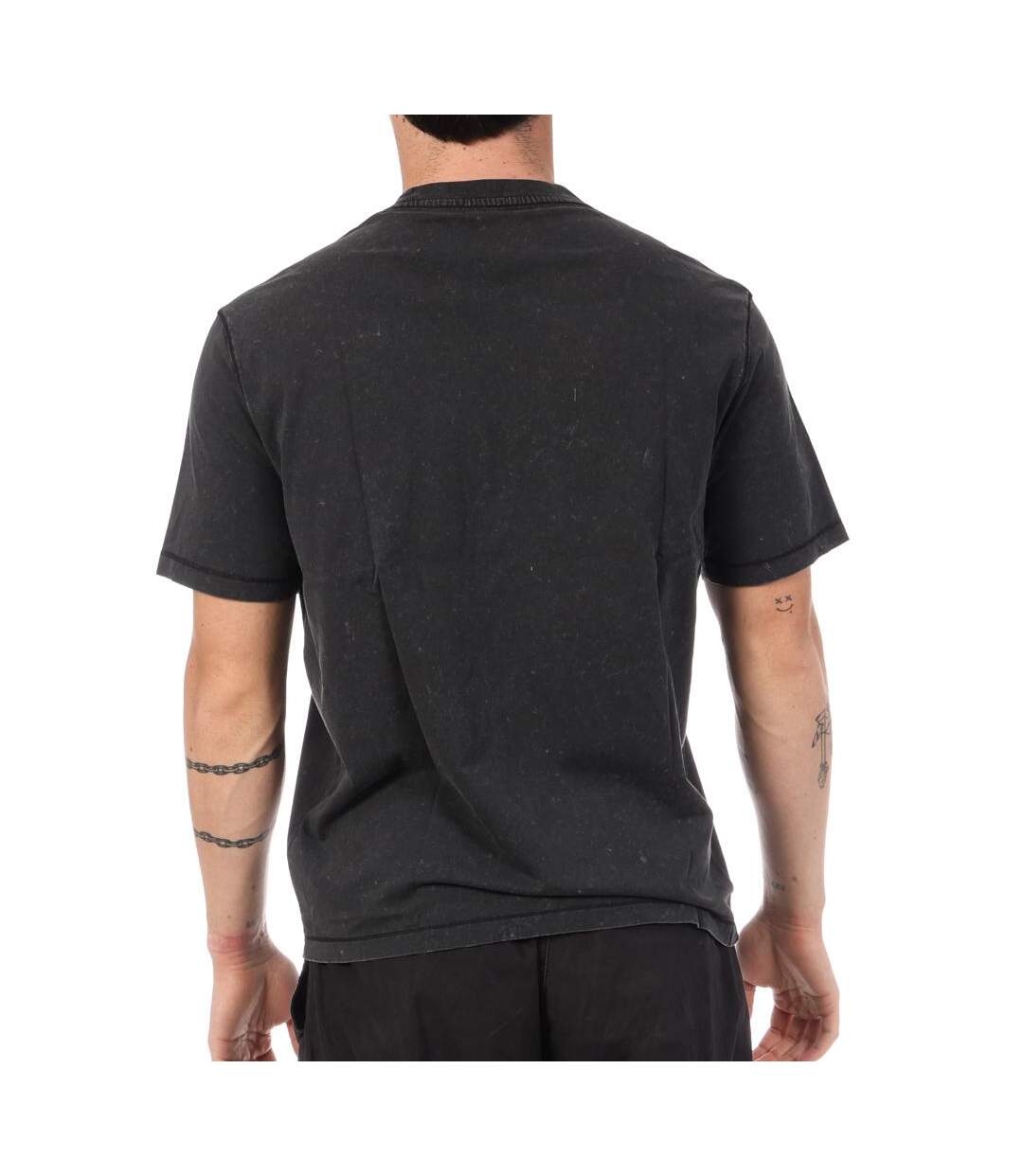 T-shirt noir homme kaporal tod-2