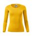 T-shirt Manches Longues Femme Jaune Malfini-1