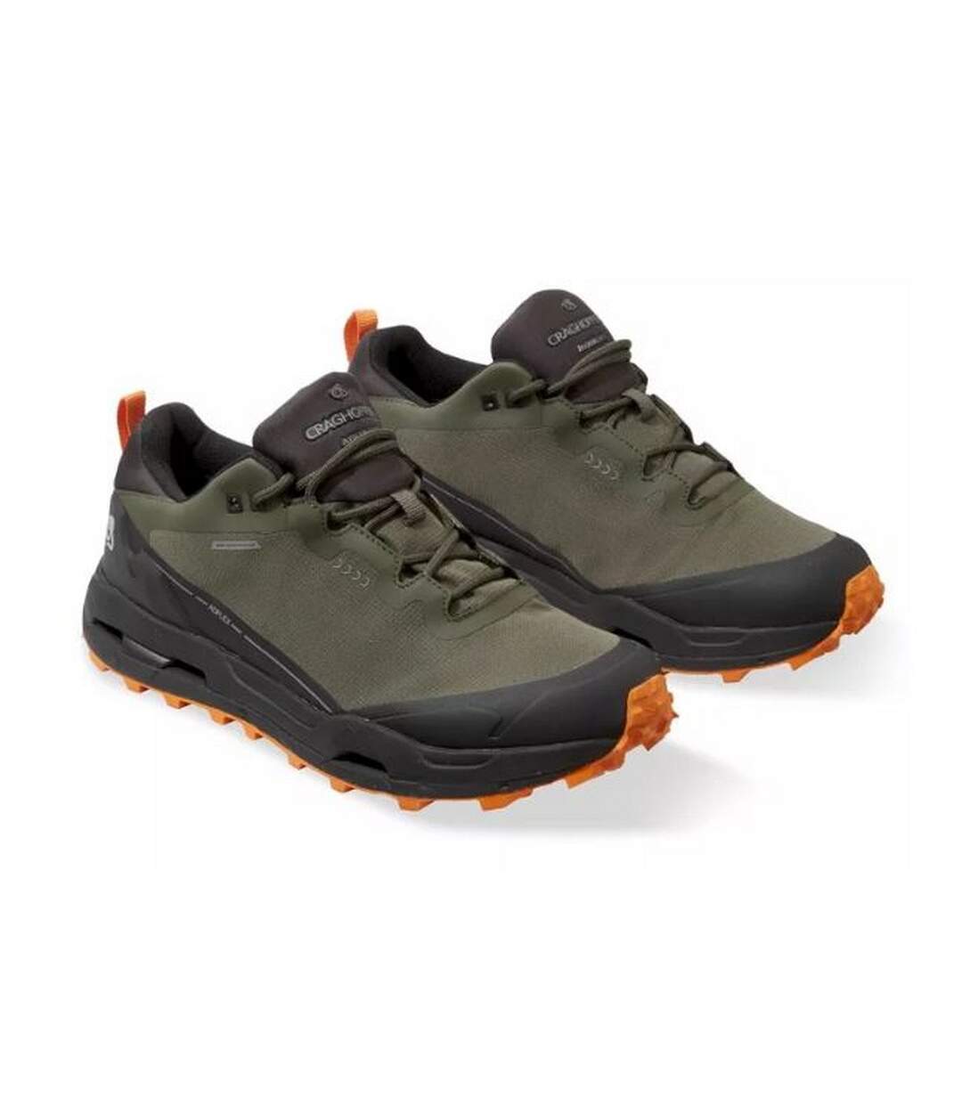 Mens Adflex Shoes Mid Khaki Black Craghoppers-2