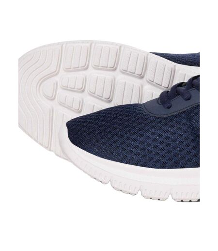 Mens Mesh Lace Up Trainers Navy Blazer Jack And Jones