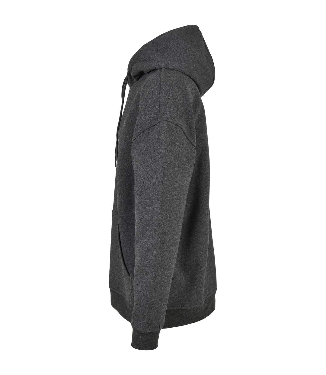 Build Your Brand Mens Basic Oversized Hoodie (Charcoal)
