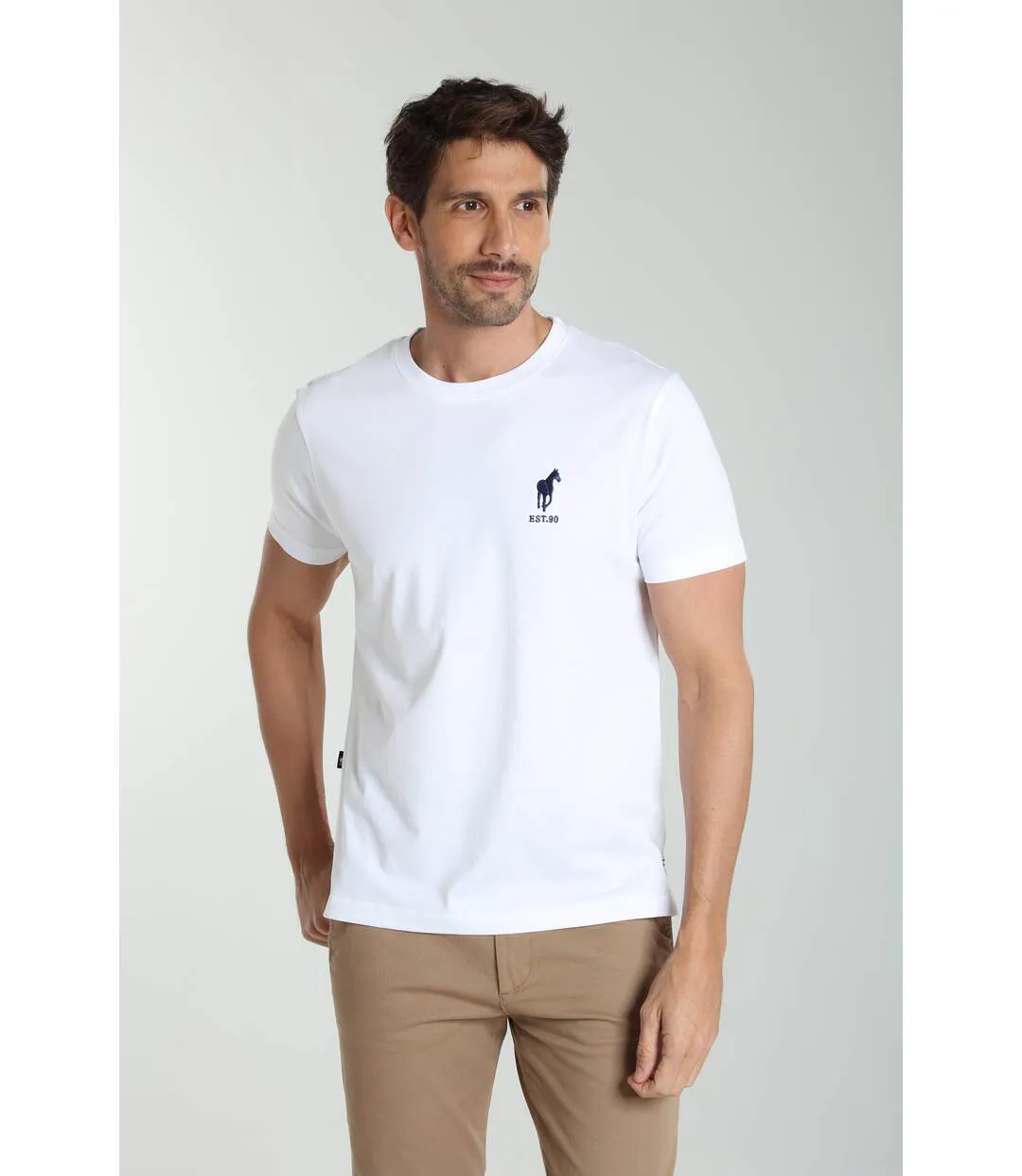 T-shirt manches courtes coton HORSE EST.90-2