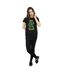 Disney Womens/Ladies Nightmare Before Christmas Oogie Boogie Dice Cotton Boyfriend T-Shirt (Noir) - UTBI41457-4