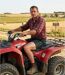 Short homme CHALLENGER 8L noir avec bande verte : le short en coton ultra-confortable spécial moisson-5