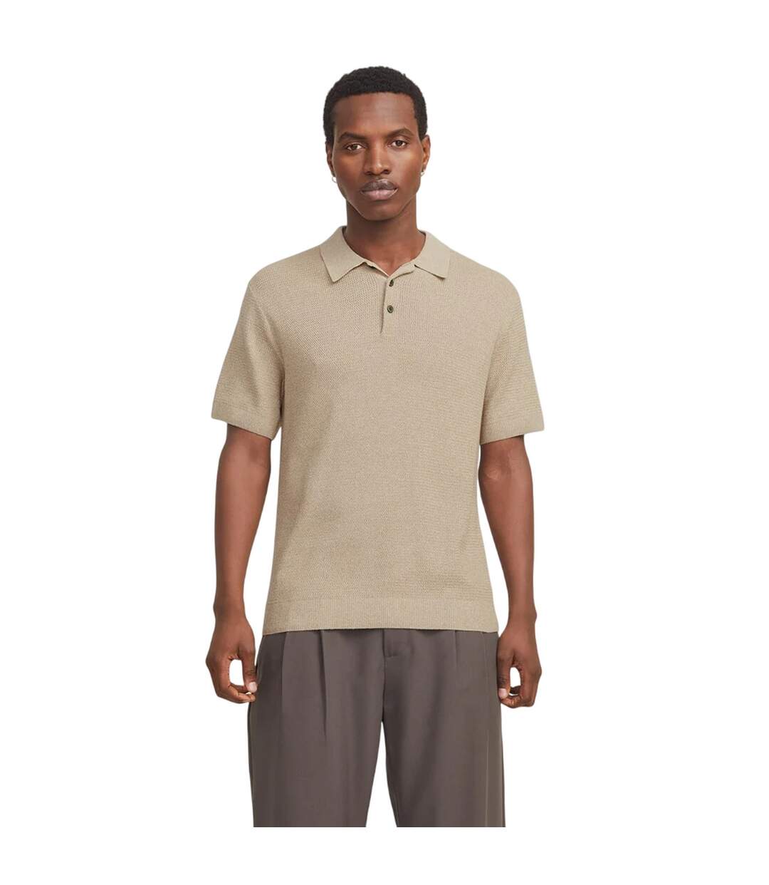 Polo Homme Gris Clair Jack And Jones-1