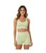 Brassière De Sport Motif/style Côtelé Femme Vert Pâle USA-4