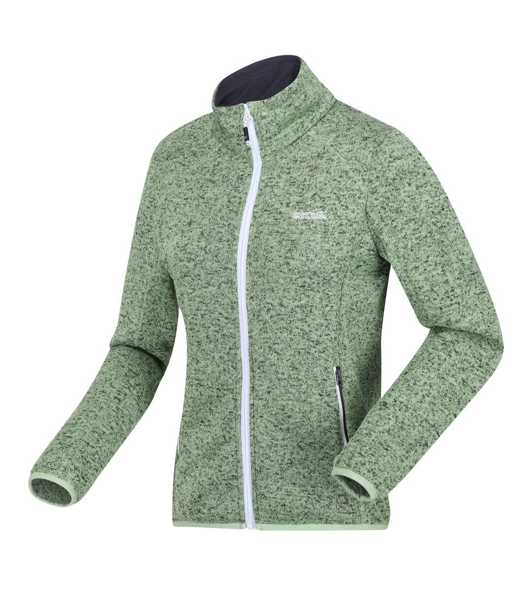 Veste Polaire Newhill Femme Menthe Douce Gris Phoque Regatta-4