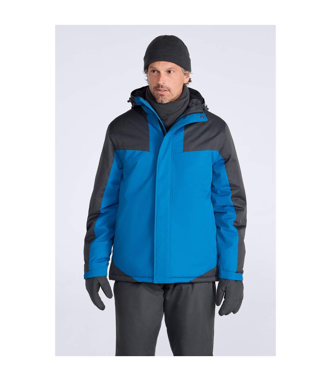 Blouson Et Pantalon De Ski Homme Gris Foncé Mountain Warehouse-1