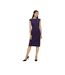 Robe Mi-longue Devoka Femme Violet Boss-1