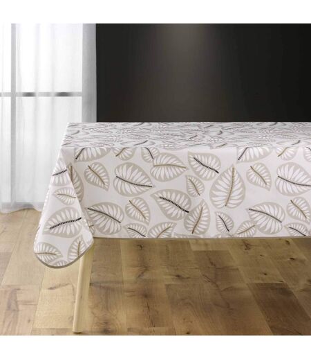 Nappe Antitache Imprimé Alma 150x240cm Naturel
