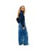 Sweat Court Femme Bleu Marine Foncé Tommy Jeans-3