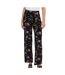 Pantalon Noir à fleurs Femme Vero Moda Easy