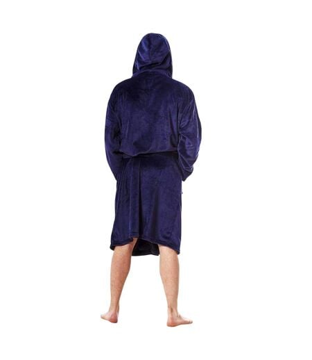Robe De Chambre Motif/style Tête De Requin Homme Bleu Marine Keanu
