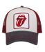 Casquette Trucker Beige Gris Rouge Foncé Amplified-1