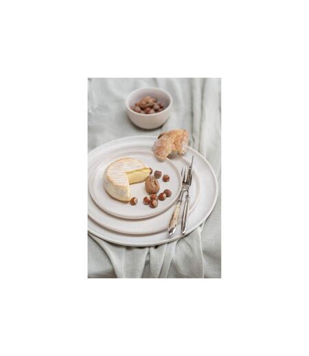 Assiette Plate en Céramique Marie 33cm Crème