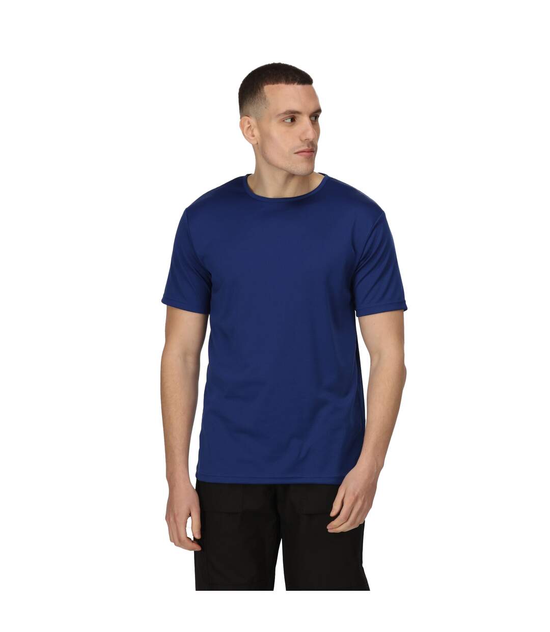 Mens pro reflective moisture wicking t-shirt new royal Regatta-3