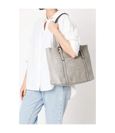 Tote bag tina femme taille unique gris Dorothy Perkins