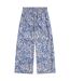 Pantacourt tassia femme bleu clair Animal-1