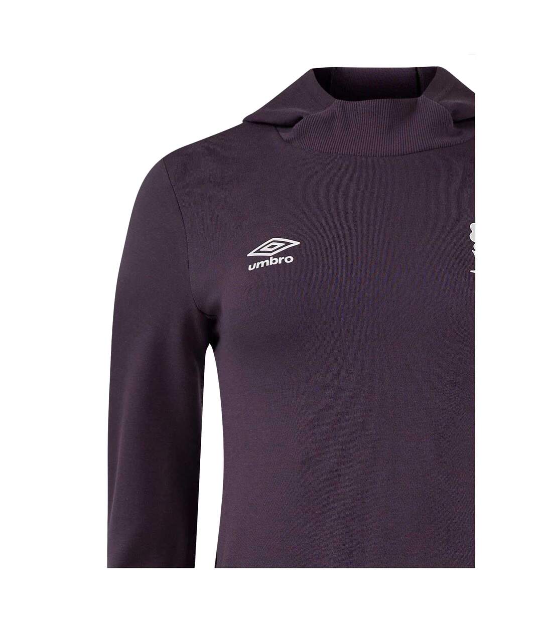 Mens 2024 England Rugby Long-sleeved Hoodie Nightshade Umbro-3