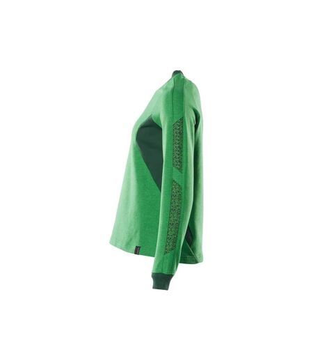 Womens/ladies Accelerate Sweatshirt Grass Green Green Mascot