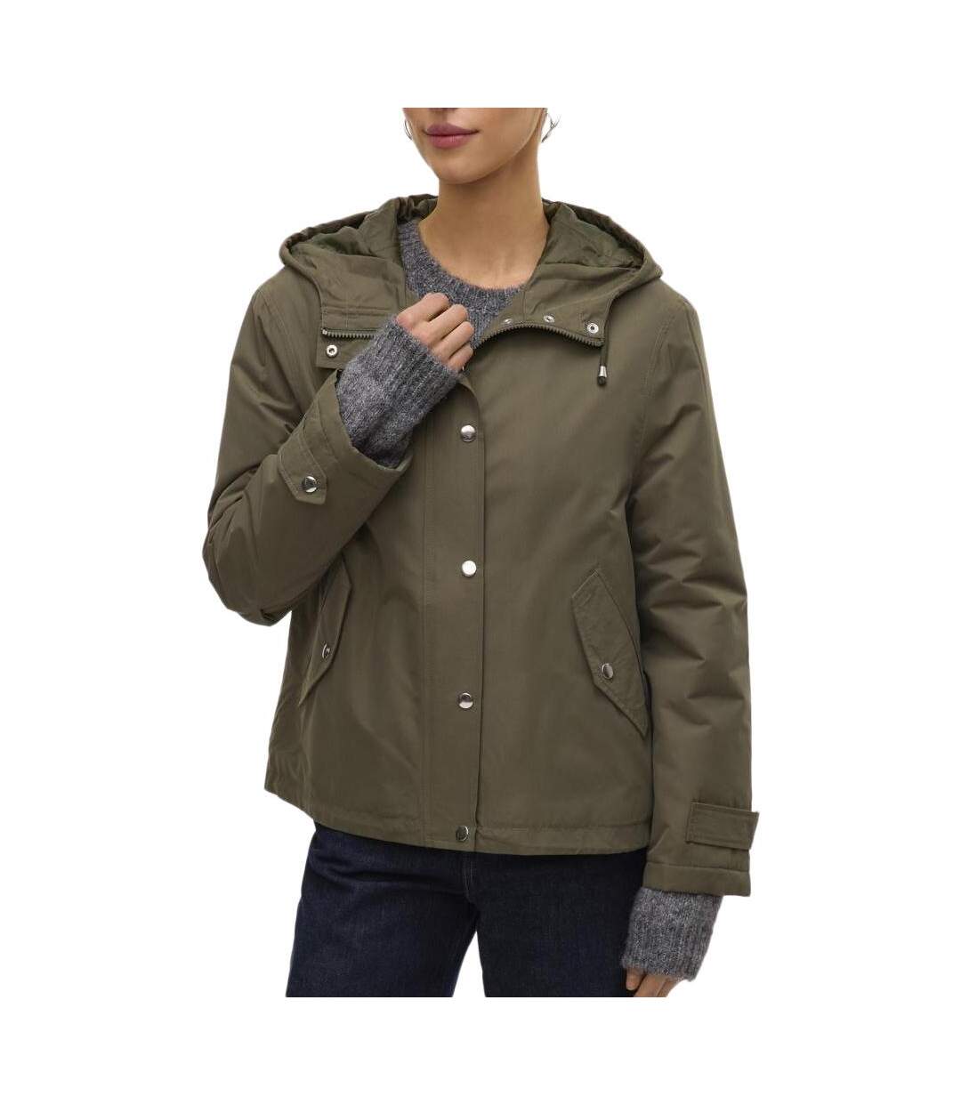 Manteau kaki femme vero moda gail-1