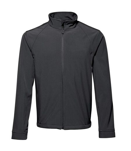 2786 Mens 3 Layer Softshell Performance Jacket (Windproof & Water Resistant) (Black) - UTRW2502