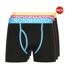 Pack Of 3  Mens Trioglow Boxer Shorts  Black Crosshatch-1