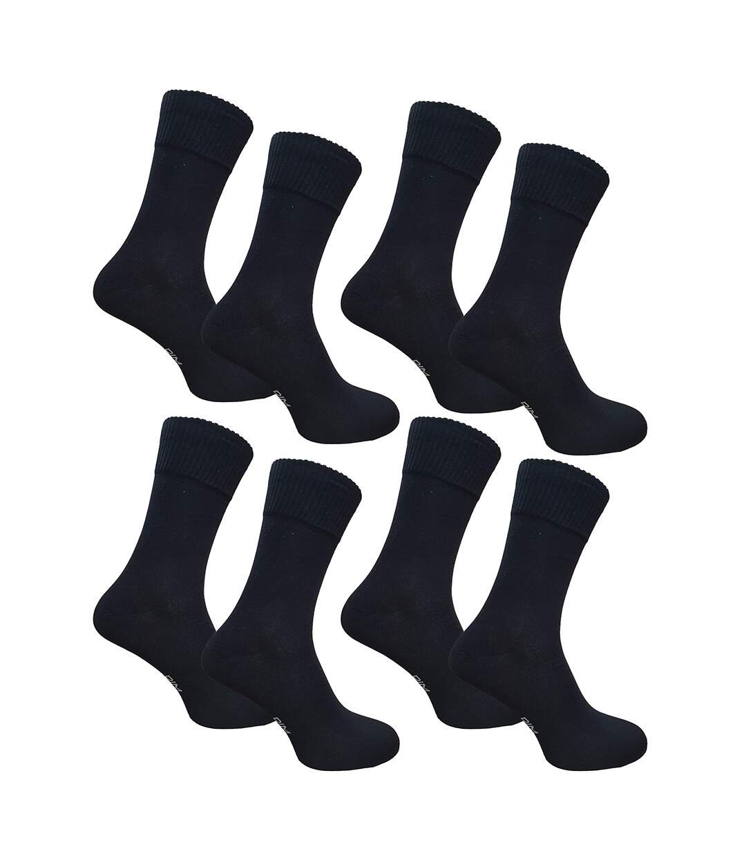 Chaussettes homme DIM en Coton Confort et Elegance -Assortiment modèles photos selon arrivages- Pack de 4 Paires Bambou-1