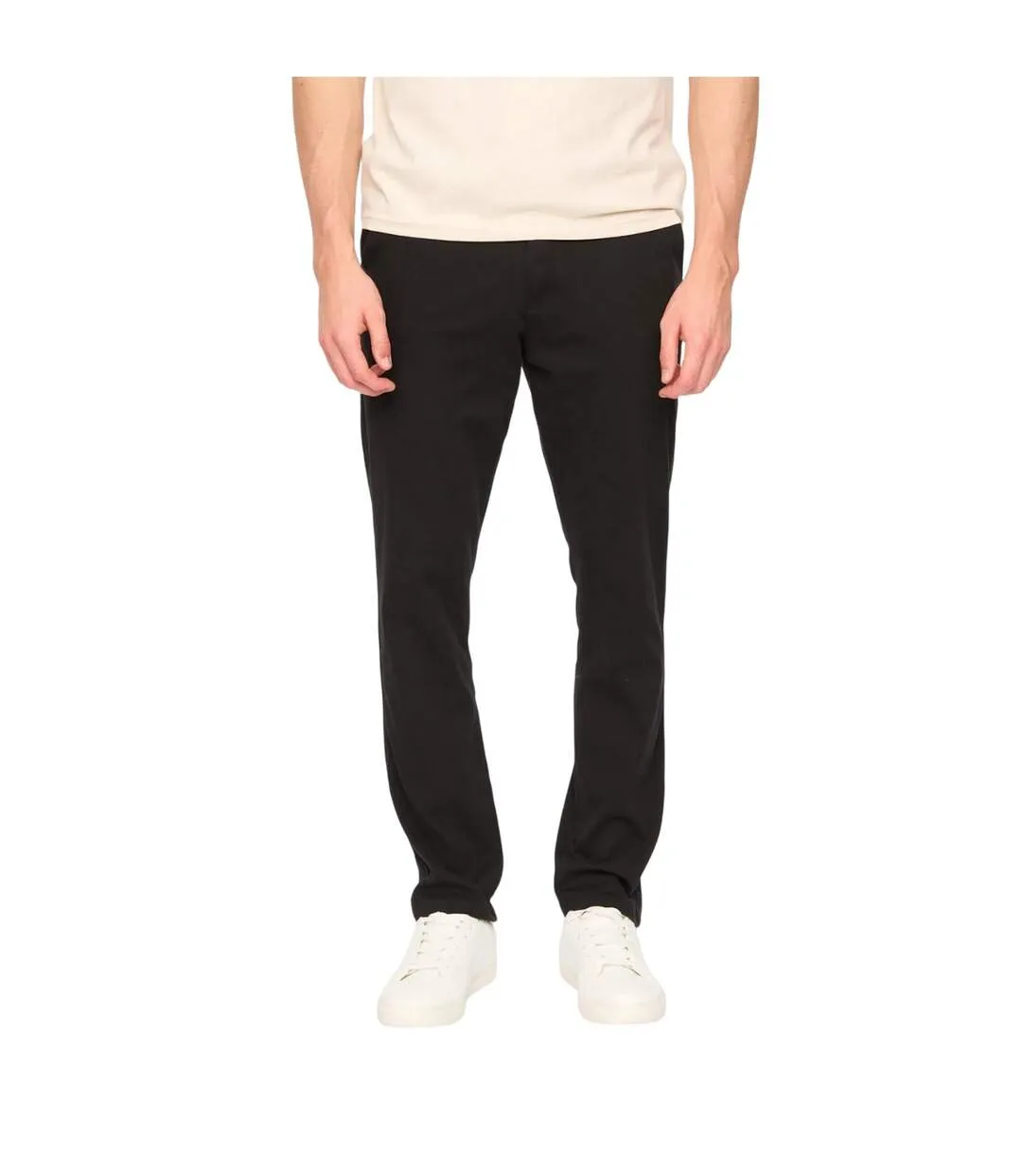 Chino Everett Homme Noir Duck And Cover-2