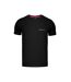 T-shirt Tsh01 Oz93786 Homme Noir Ozoshi-1