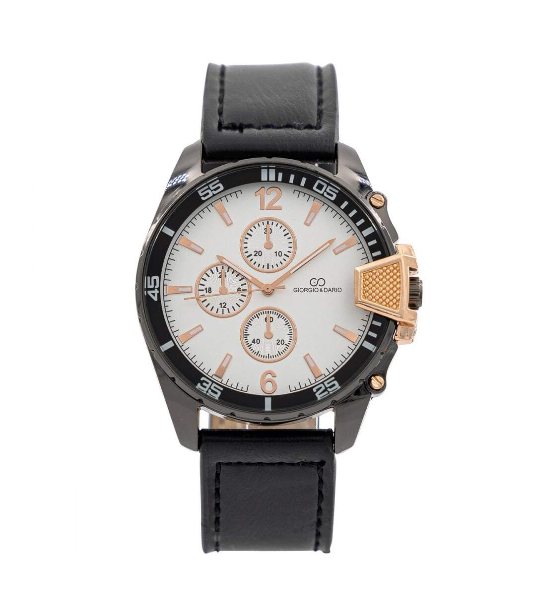 Coffret avec Montre Homme Noir GIORGIO