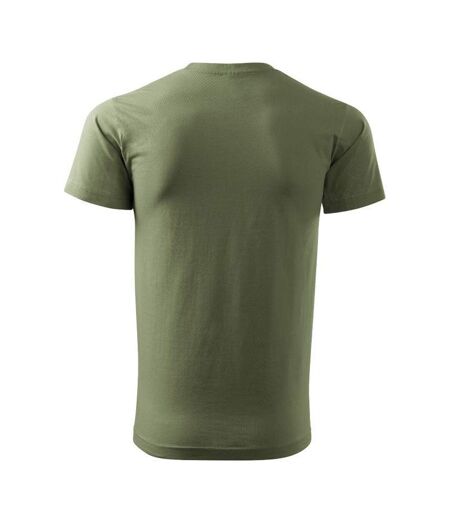 T-shirt Basic Homme Vert Kaki Adler