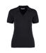 Kustom Kit Womens/Ladies Sophia Comfortec V Neck Polo Shirt (Black) - UTPC6362
