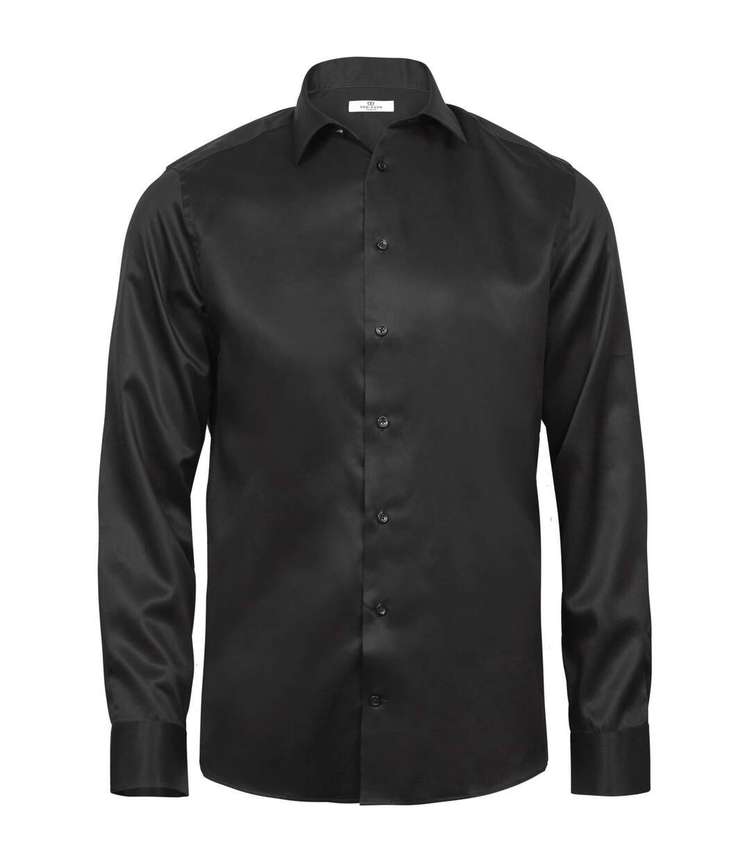 Tee Jays Mens Luxury Comfort Fit Long Sleeve Oxford Shirt (Black) - UTPC3477