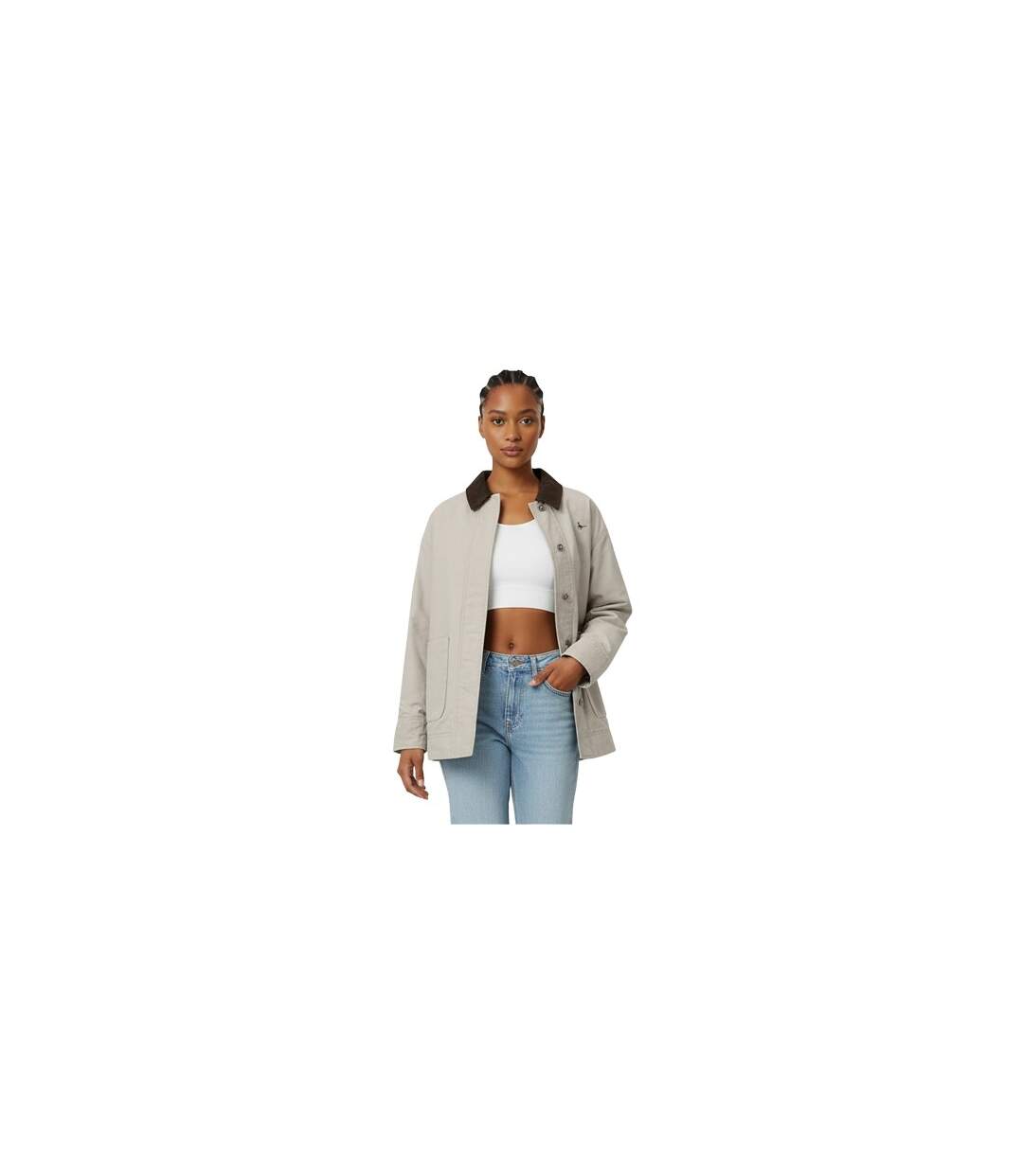 Doudoune Barn Femme Marron Clair Jack Wills-1