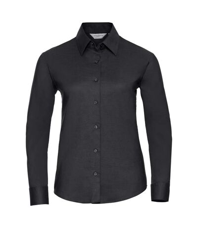 Collection Chemisier À Manches Longues Femme Noir Russell