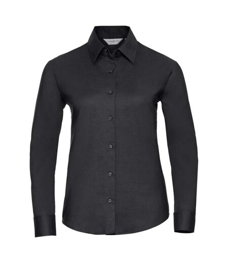 Collection Chemisier À Manches Longues Femme Noir Russell