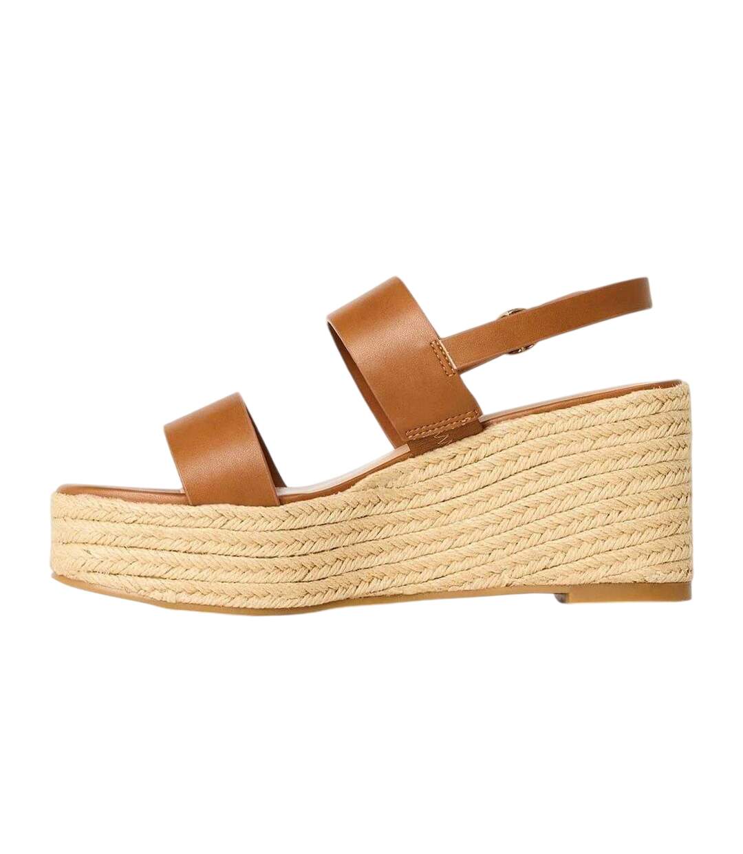 Womens/ladies Keoni Wedge Sandals Brown Aldo-3