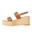 Womens/ladies Keoni Wedge Sandals Brown Aldo-3