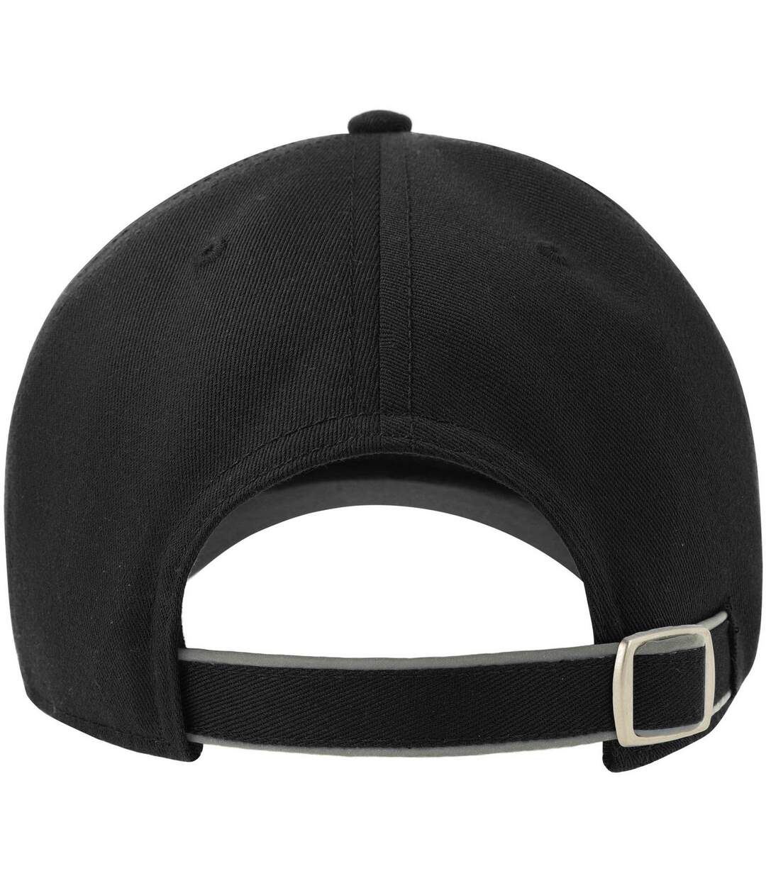 Unisex Adult Reflective Sustainable 5 Panel Baseball Cap Black Atlantis-2