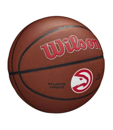 Ballon De Basket Team Alliance Atlanta Hawks Taille 7 Marron Wilson