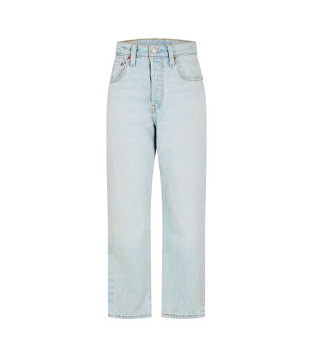 Womens/ladies 501 Straight Leg Ankle Grazer Jeans Stepped Away Levis