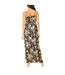 Womens/ladies Floral Spaghetti Strap Wrap Dress Black Mela London-3