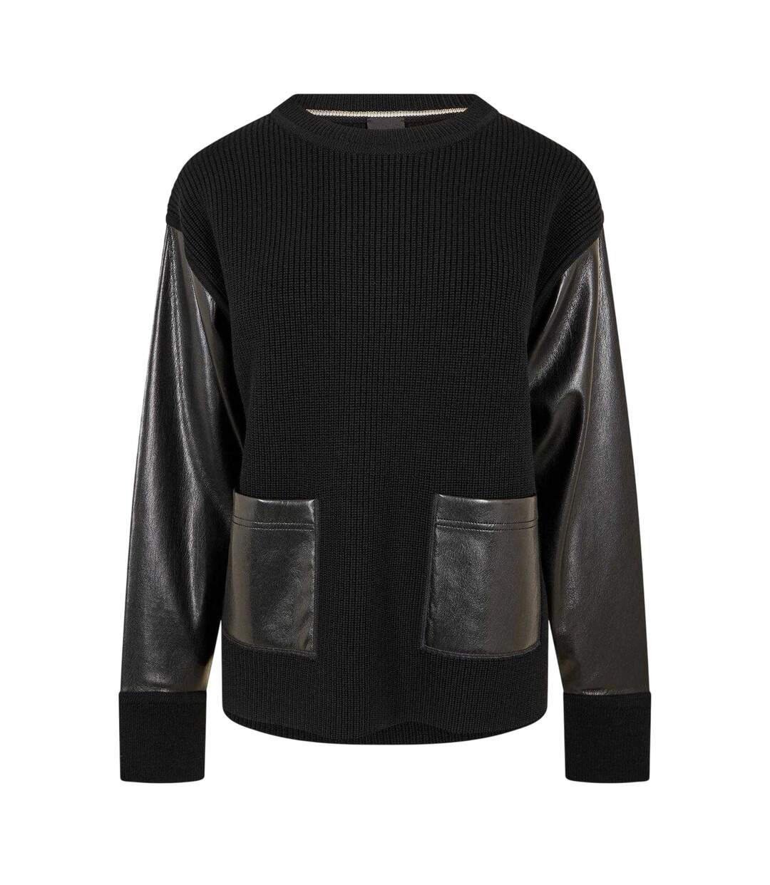 Sweat Fanalian Femme Noir Boss-2