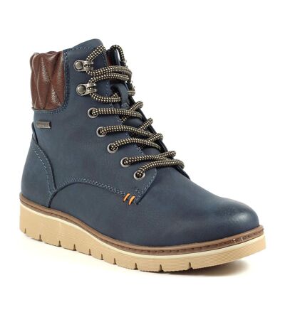 Lunar - Bottines ROBERTA - Femme (Bleu) - UTGS632