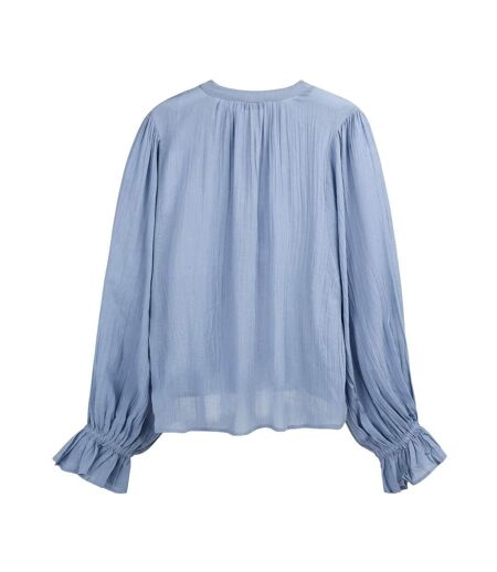 Blouse fluide bleu femme teddy smith swan